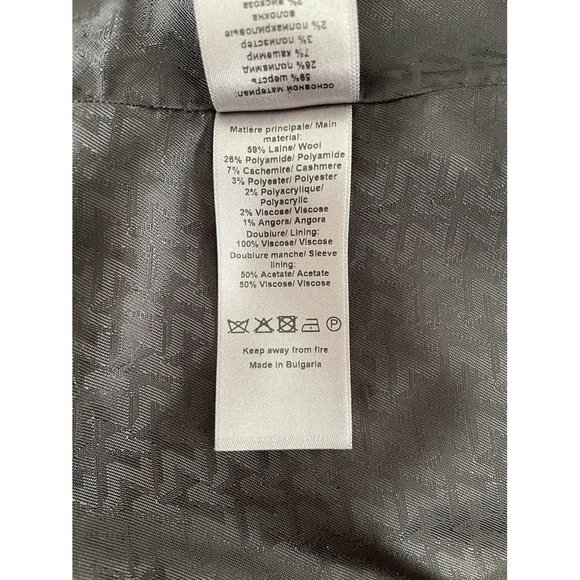 Zadig & Voltaire Grey Chevron Coat - NEW WITH TAGS - Picture 8 of 13